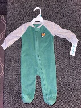 Carter's Fleece 2 Way Zip One-Piece